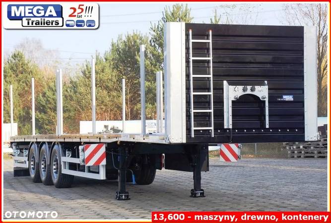 Mega Platforma 13.60 m, DMC 48 Ton - kontenery, palety, stal -UNIWERSALNA !!! - 3