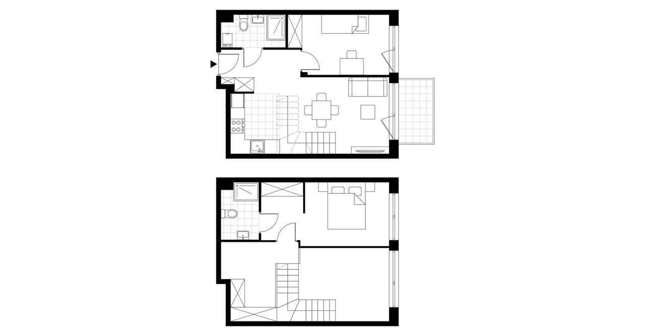 2-pokojowe mieszkanie 61m2 + balkon - Pełny obrazek: 3/8