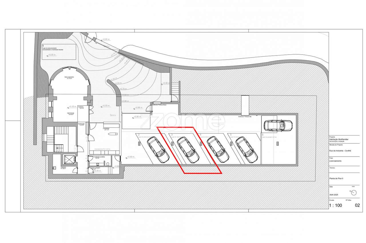 Apartamento T0 com garagem na Covilhã (Fração 1.14) - Grande imagem: 4/17