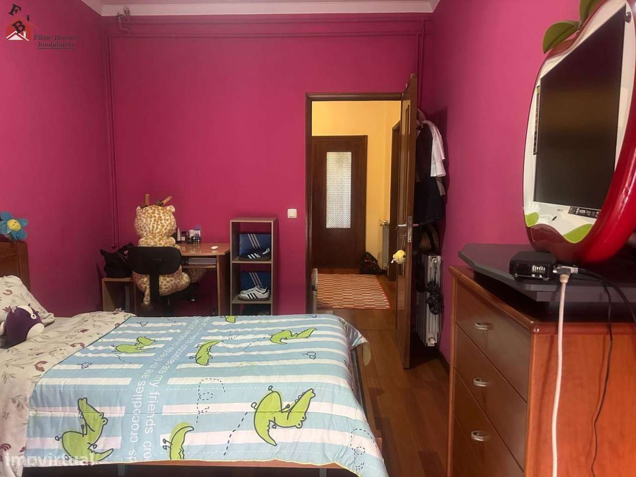T3+1 centro Leça da Palmeira 3 frentes e vista Mar!-25