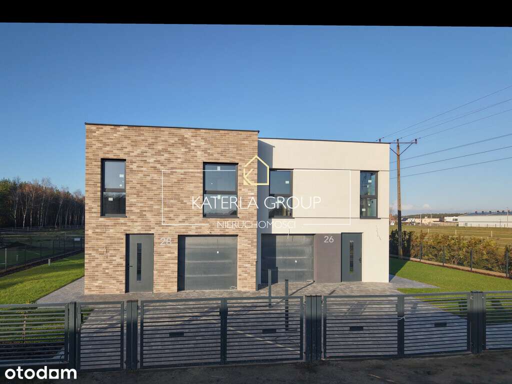 Dom Bliźniak Stan Deweloperski 124m2 Ciele - Pełny obrazek: 2/7