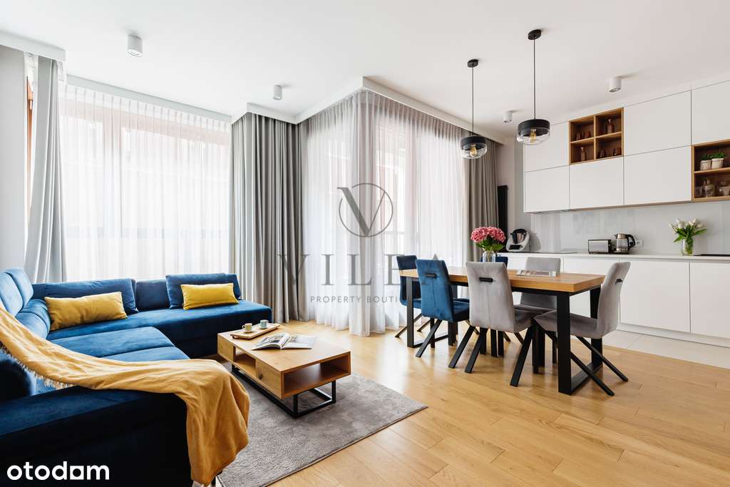 Wykończony Apartament W Browarach z 2 Balkonami. - Pełny obrazek: 1/16