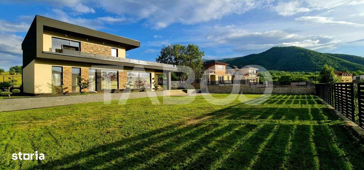 Casa moderna de inchiriat 5 camere cu teren si piscina Cisnadie - Imagine principală: 3/19