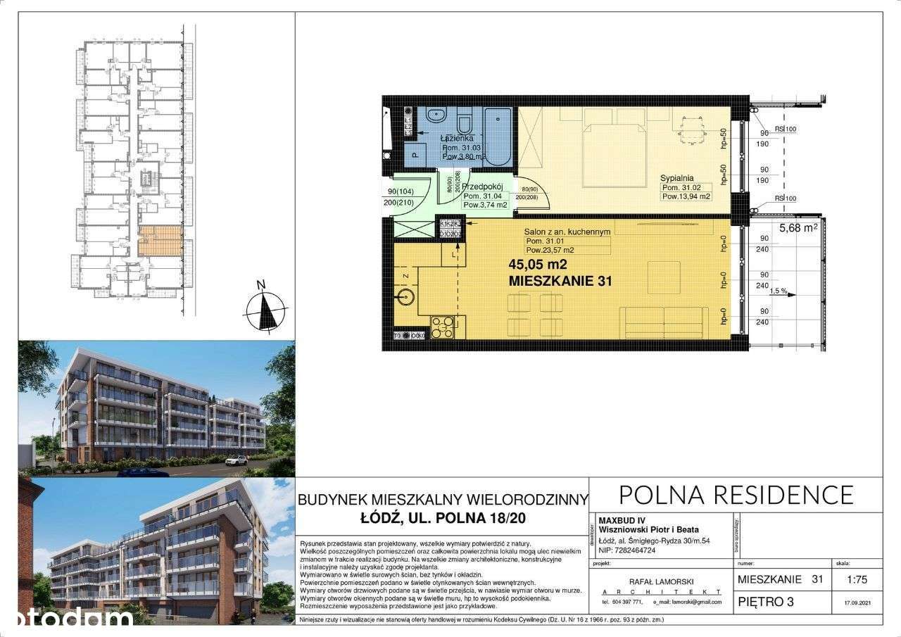 Przytulne Mieszkanie Polna 18 Residence | M31 - Pełny obrazek: 2/8