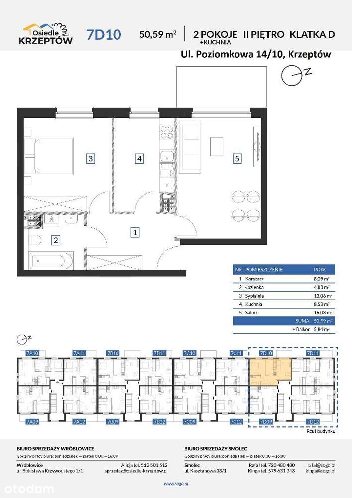 84m² DWUPOZIOMOWE przy lesie+BALKON +parking - Pełny obrazek: 2/15
