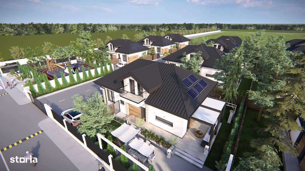 Casa P+M cu ventilatie HVAC si pompa de caldura | Panouri fotovoltaice-2