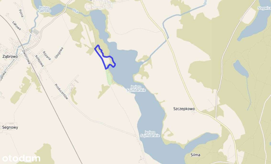 Działka nad jeziorem Szymbarskim 6,35 ha-1