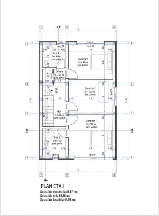 Vila individuala P+E, design mediteranean, Calea Harmanului, Comision-6