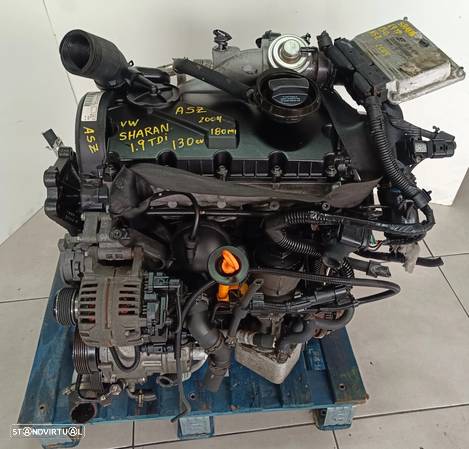 motor vw sharan 1.9TDI 130cv Sharan Alhambra ASZ caixa 6 velocidades FUX - 2