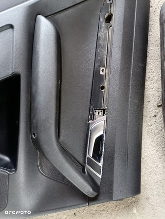 Boczek Drzwi Lewy/Prawy Tył Tylni Audi A6 C6 Sedan/Kombi Skóra Czarny - 5