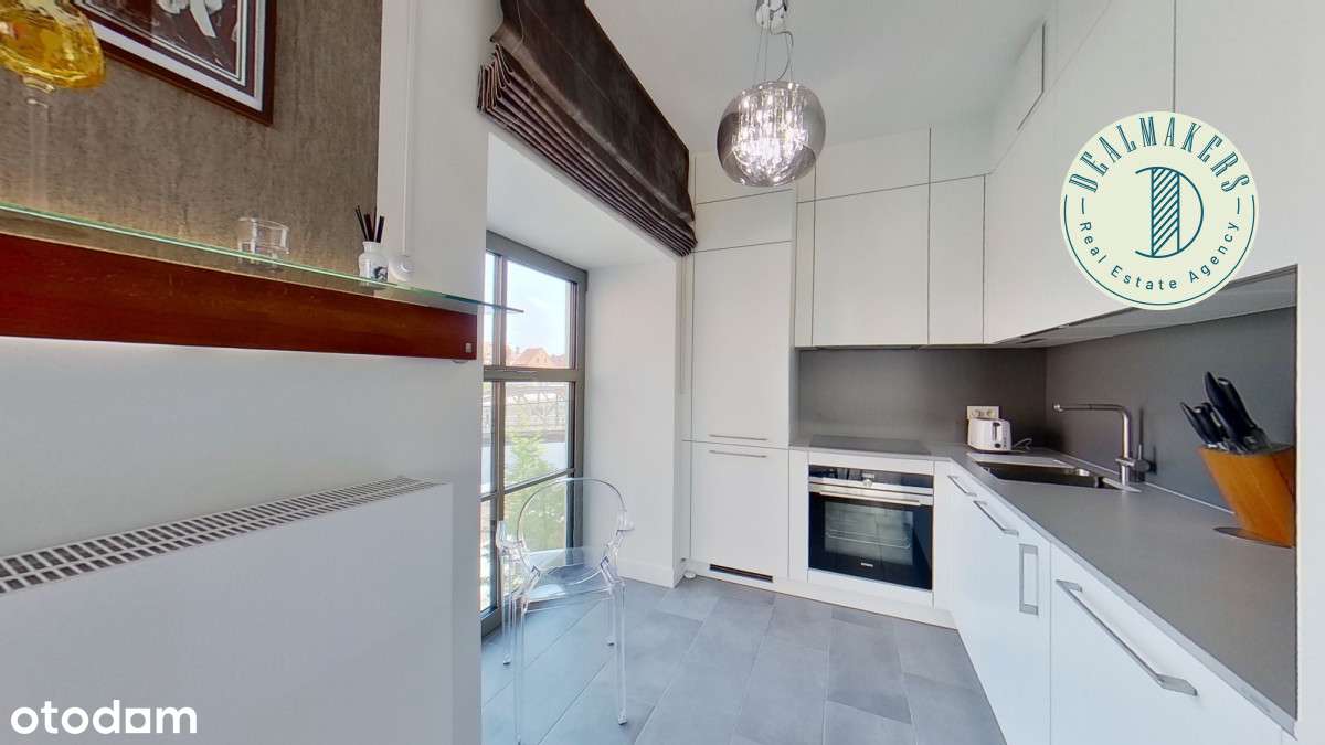 Studio w Młynie Maria z widokiem na Ostrów Tumski - Pełny obrazek: 5/14