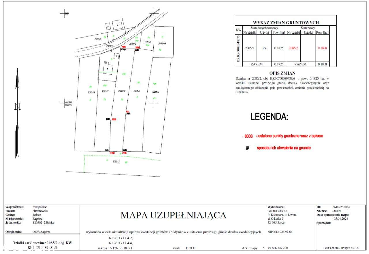 Działki budowlane Zagórze - Pełny obrazek: 5/6