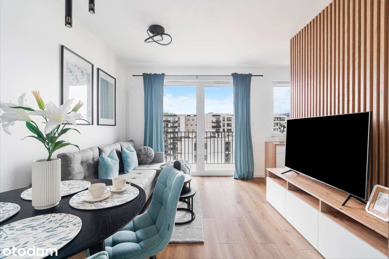 Całkowicie nowe 2 pokoje z dużym balkonem | garaż - Pełny obrazek: 4/20