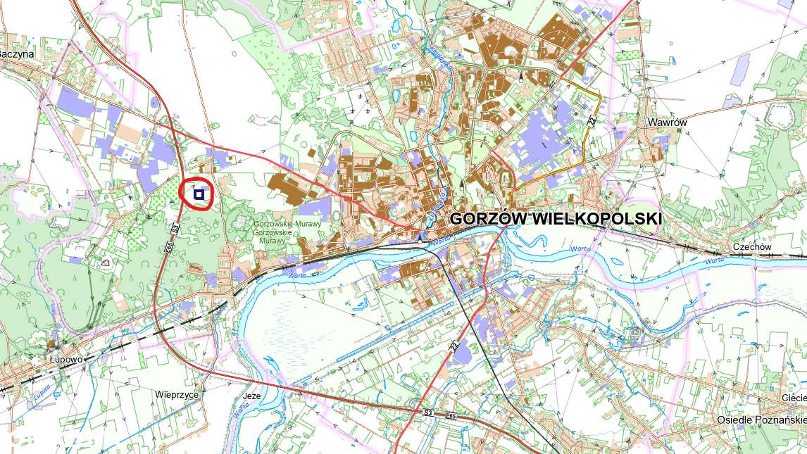 Na sprzedaż działka w Gorzowie Wlkp. / ul.Miła-1