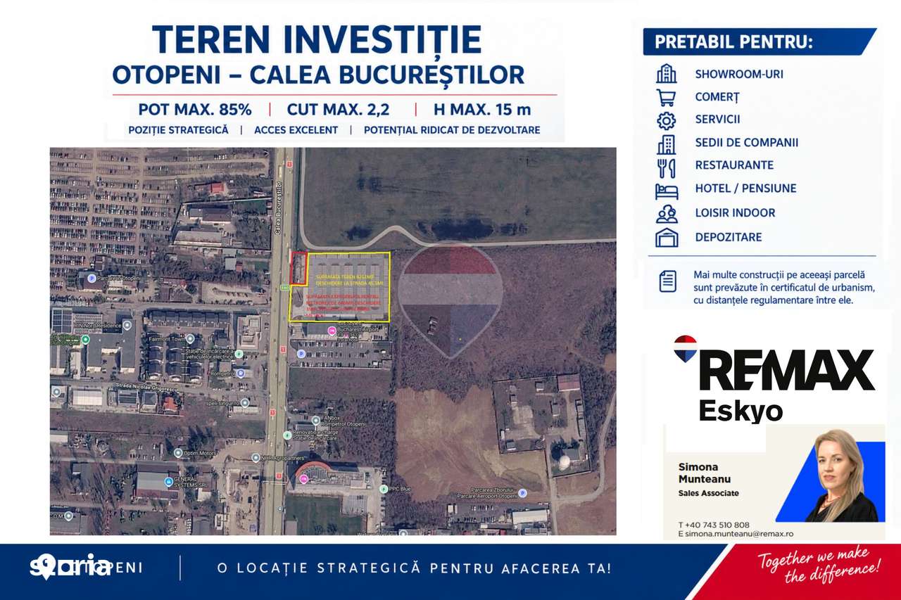 Teren intravilan de vanzare 8.251mp la DN1 I Bucuresti I Otopeni-0