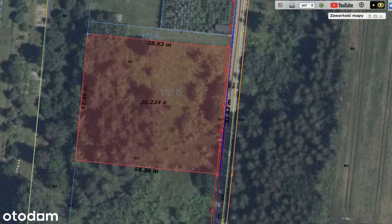 Działka rolna z potencjałem budowlanym, Stok Lacki, ul. Dolna - Pełny obrazek: 4/4