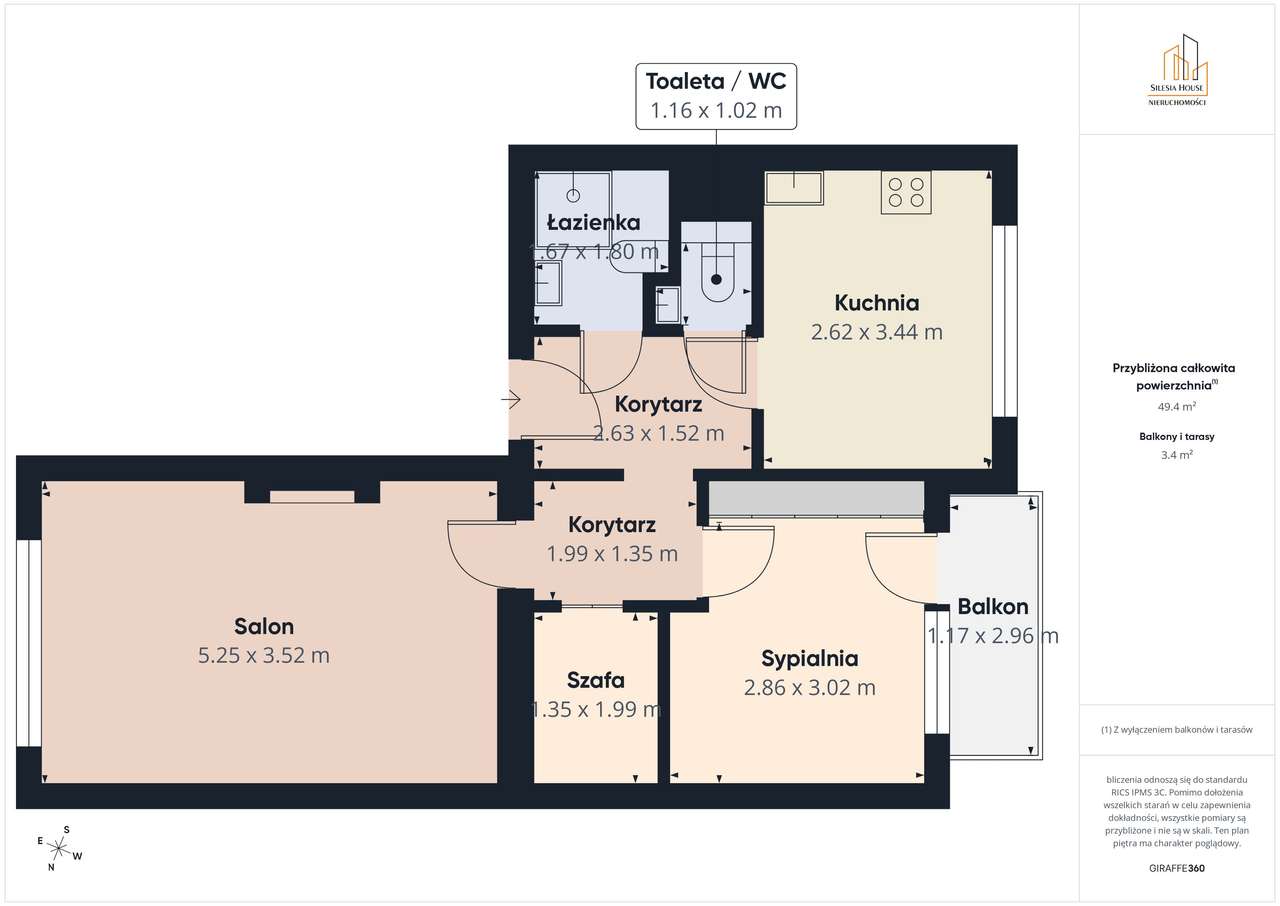 Reden/Wysoki parter/ 2 pokoje/ duża kuchnia/-18