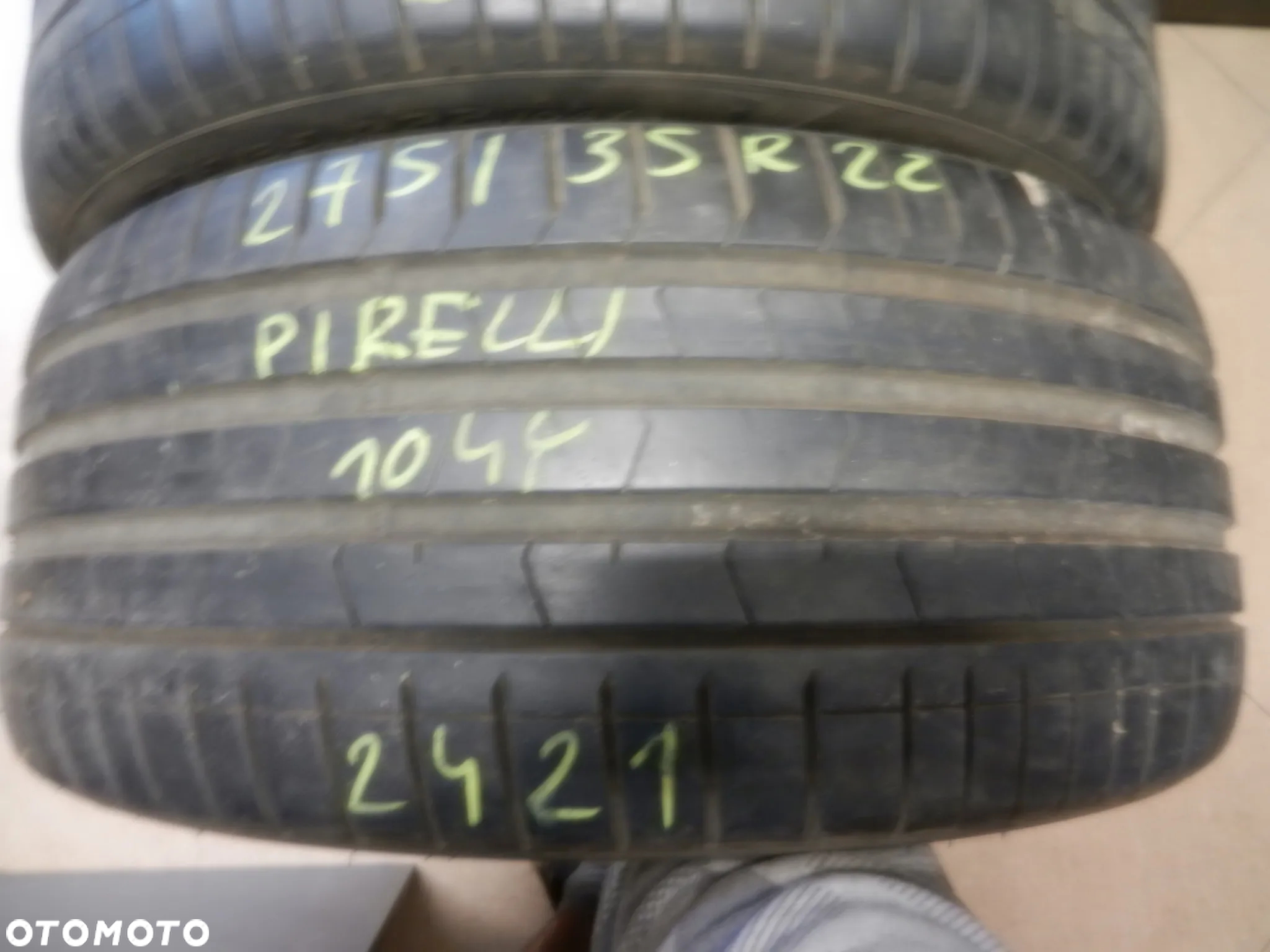 opony 275/35r22 pirelli p zero tm * 6,5mm lato para - 2