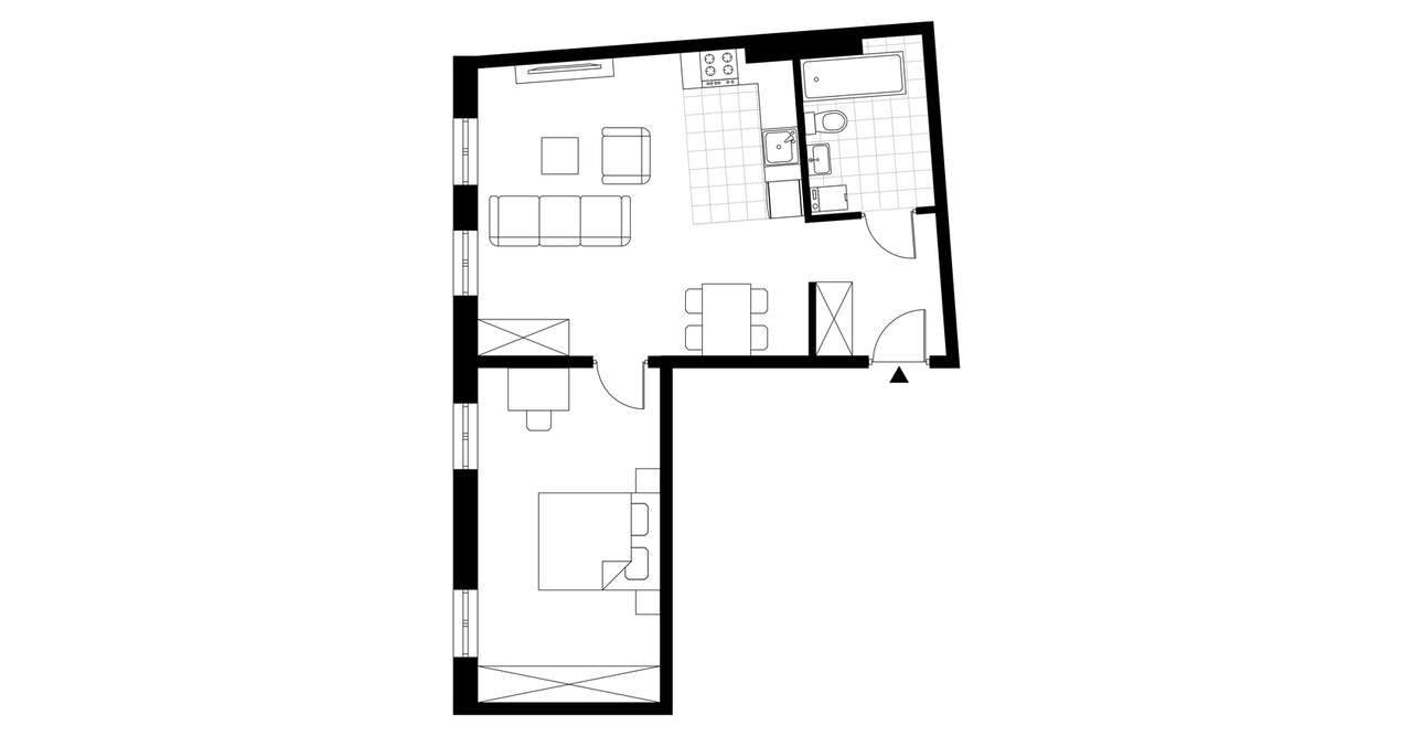 2-pokojowe mieszkanie 51m2 Bez Pośredników - Pełny obrazek: 4/9