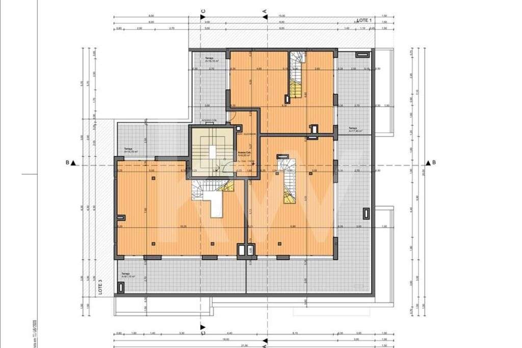 Apartamento T2+2 Duplex em construção. Acabamentos de luxo. Terraço. L - Grande imagem: 3/9