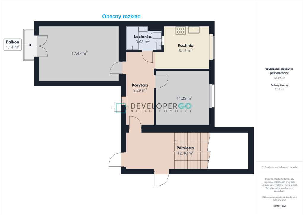 Mieszkanie w centrum do remontu - Pełny obrazek: 3/14