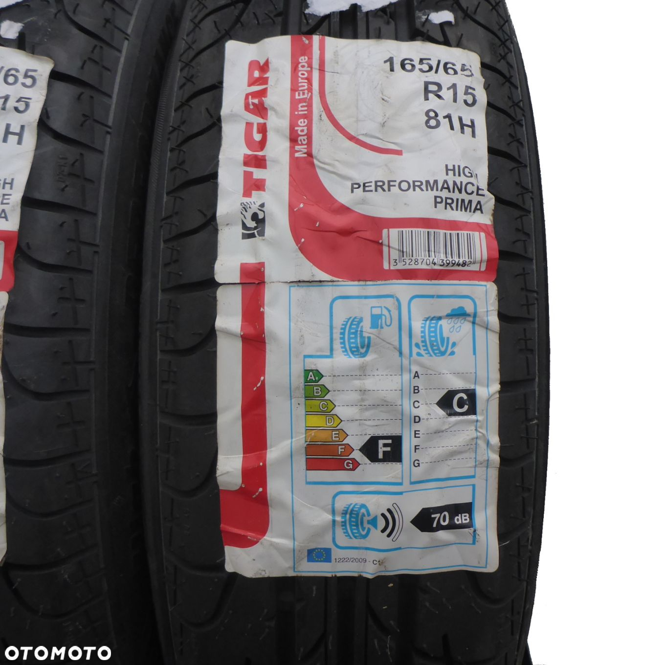 4 x TIGAR 165/65 R15 81H High Performance Prima Lato 2016 Jak Nowe Nieużywane - 2