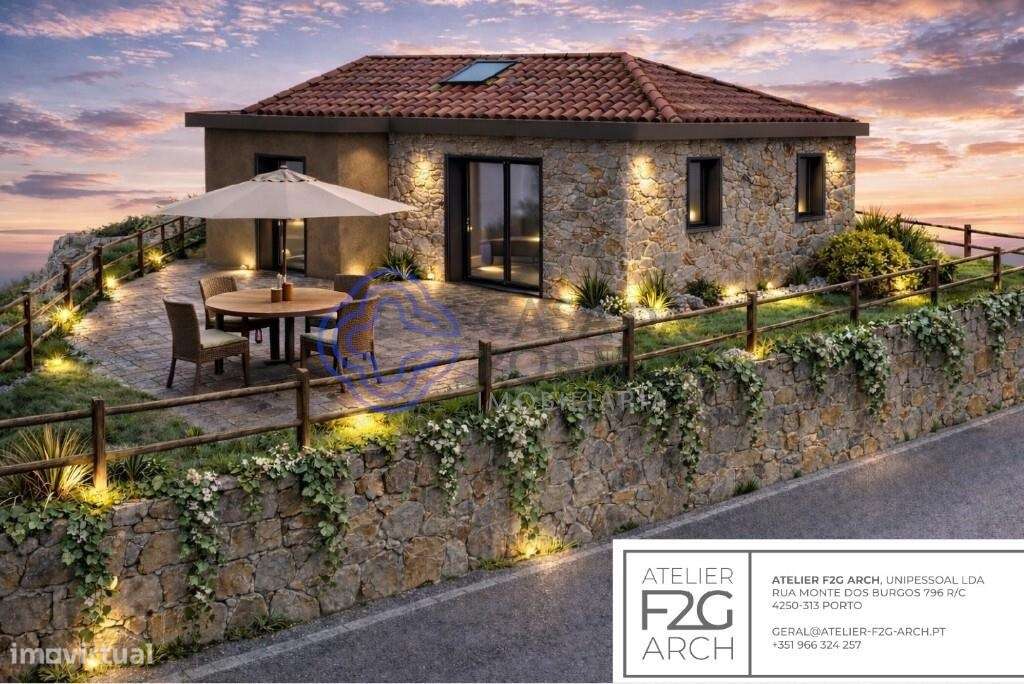 MORADIA UNIFAMILIAR T2 DE RÉS DO CHÃO E CAVE, COM ACESSO DE CARRO, EM - Grande imagem: 5/24