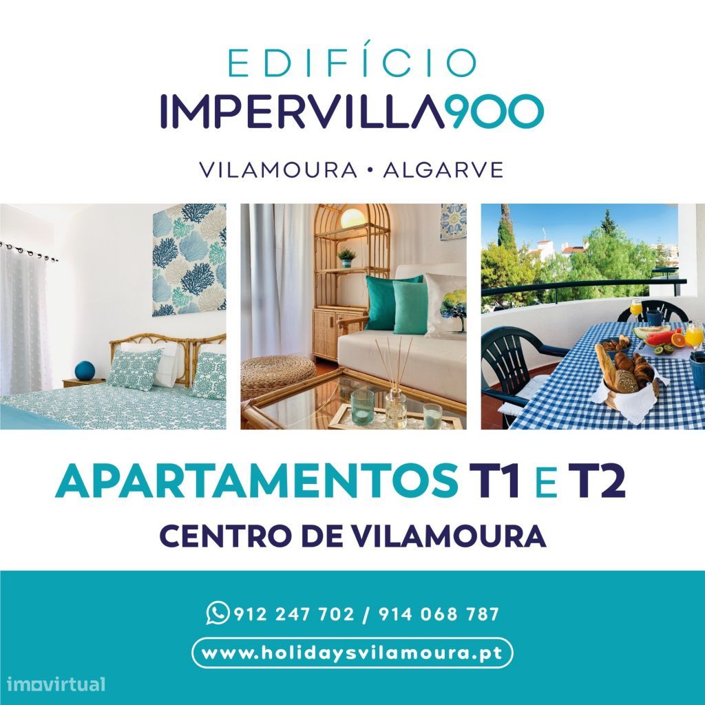 Apartamento T1 e T2 no centro de Vilamoura - Férias de Verão 2024