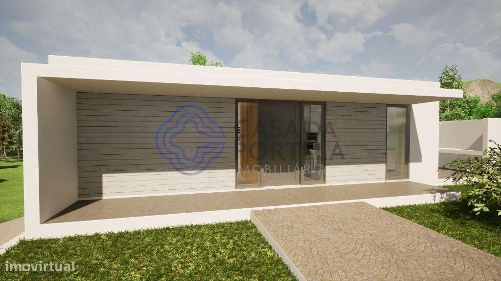 TERRENO COM PROJETO DE CONSTRUÇÃO / MORADIA UNIFAMILIAR EM SERZEDO - Grande imagem: 2/10