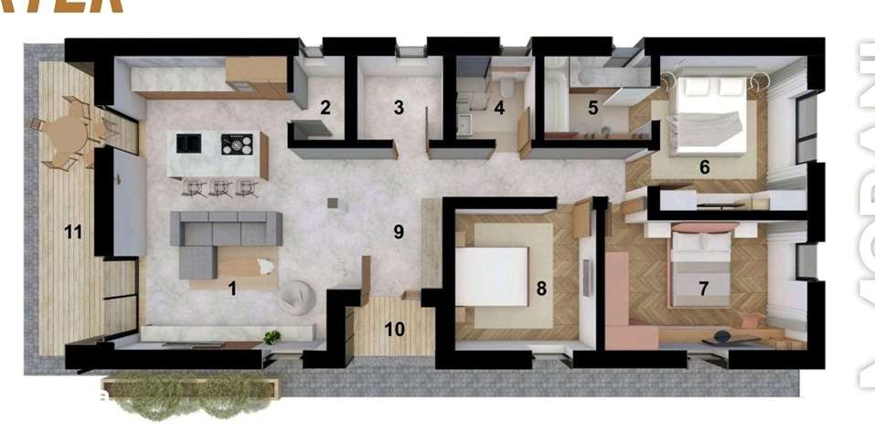 Casa individuala cu patru camere pe parter, Zarnesti-13