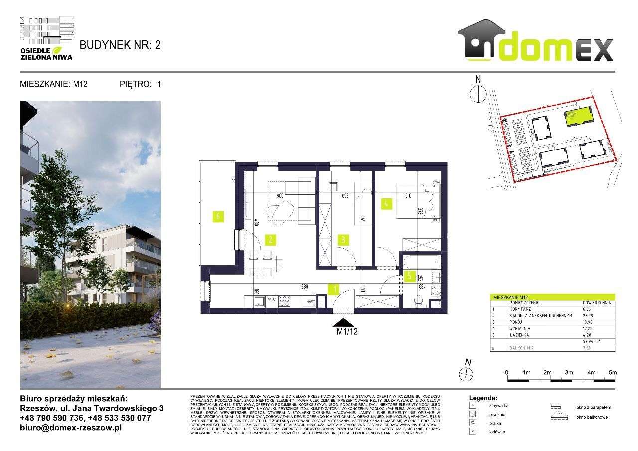 Domex Rzeszów - Zielona Niwa Nowa Inwestycja !!! - Pełny obrazek: 4/10
