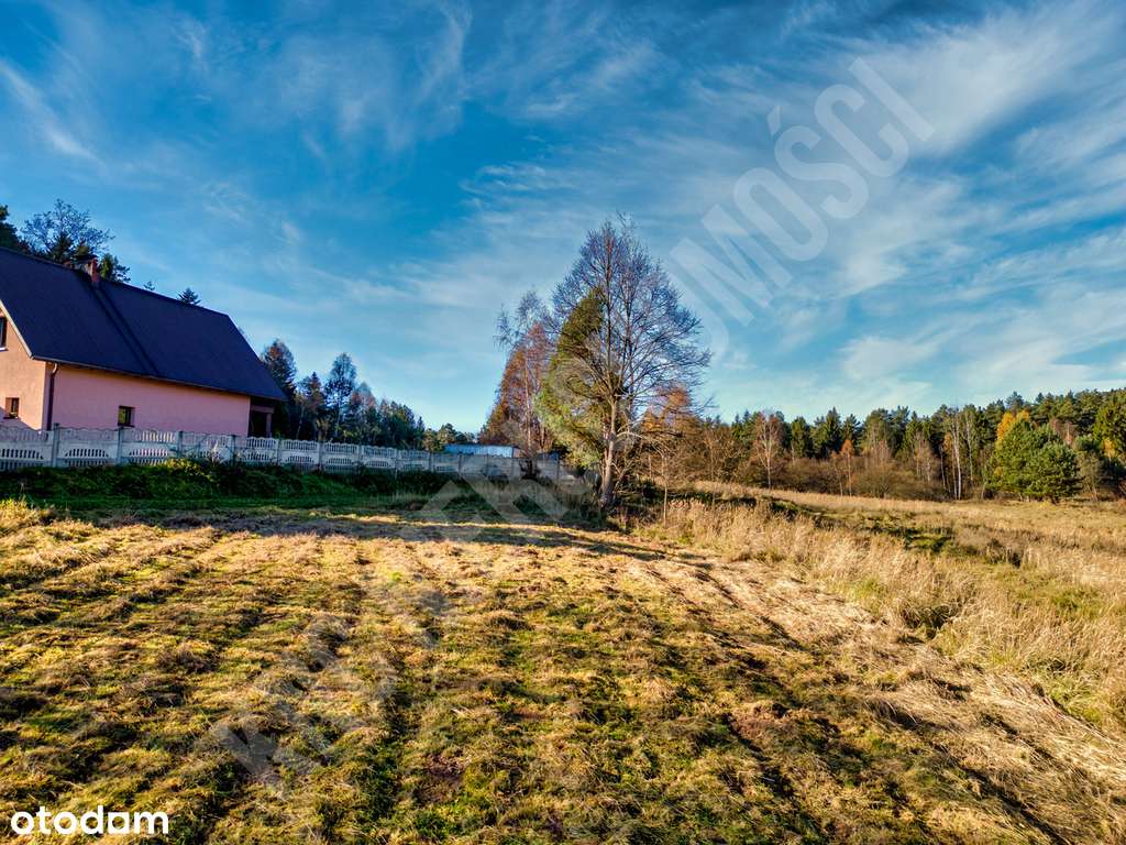 Działka w spokojnym miejscu blisko lasu-6