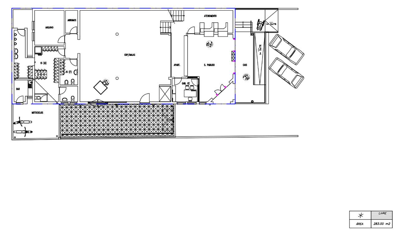 Espaço comercial de 451m² com estacionamento-15