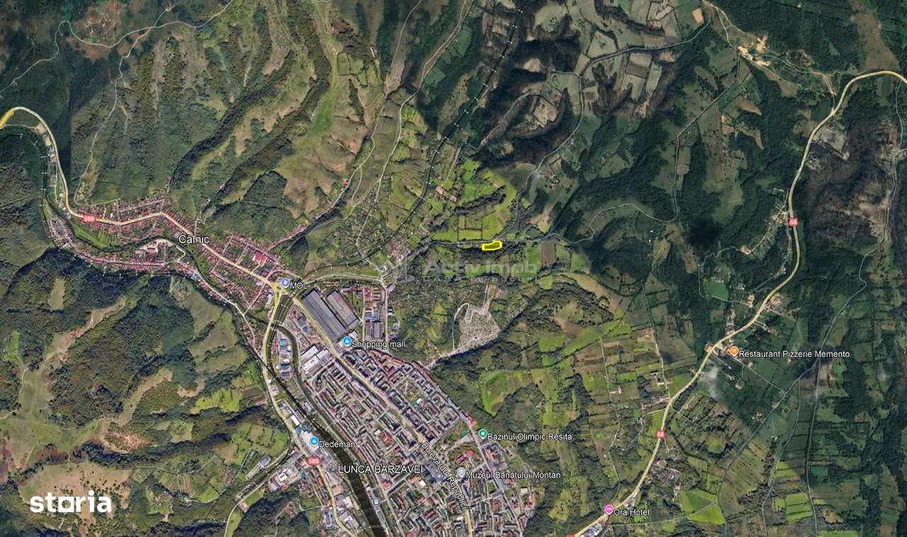 Resita, Teren Drept Intravilan, Langa Prau si Drum, Parcelabil, 4500 M - Imagine principală: 2/17