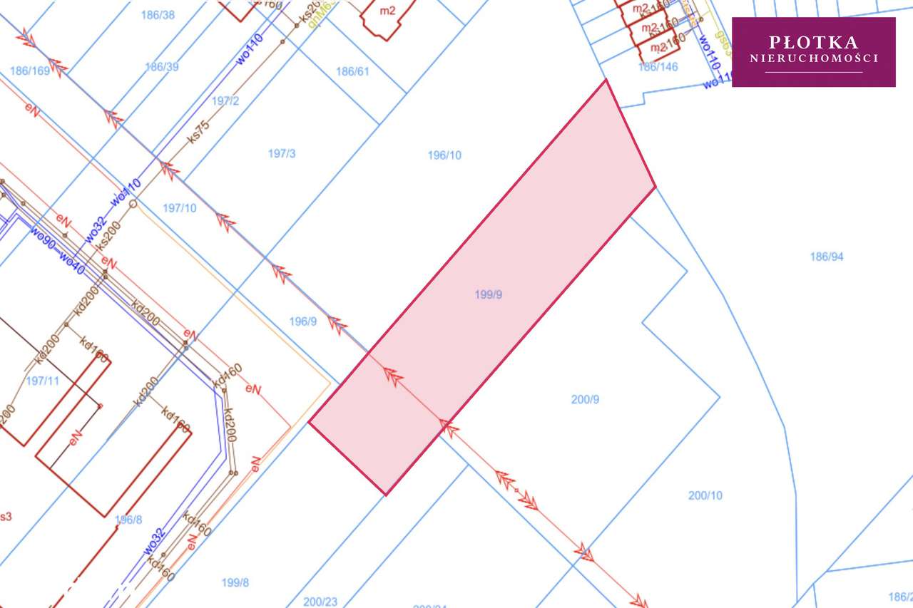 Zakrzewo 3545 m² MN/U – idealne pod dwa 3-lokalowe szeregi-1