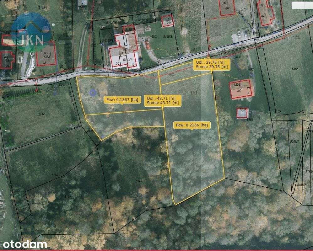 Lipowa - działka w zieleni pod dwa domy-9