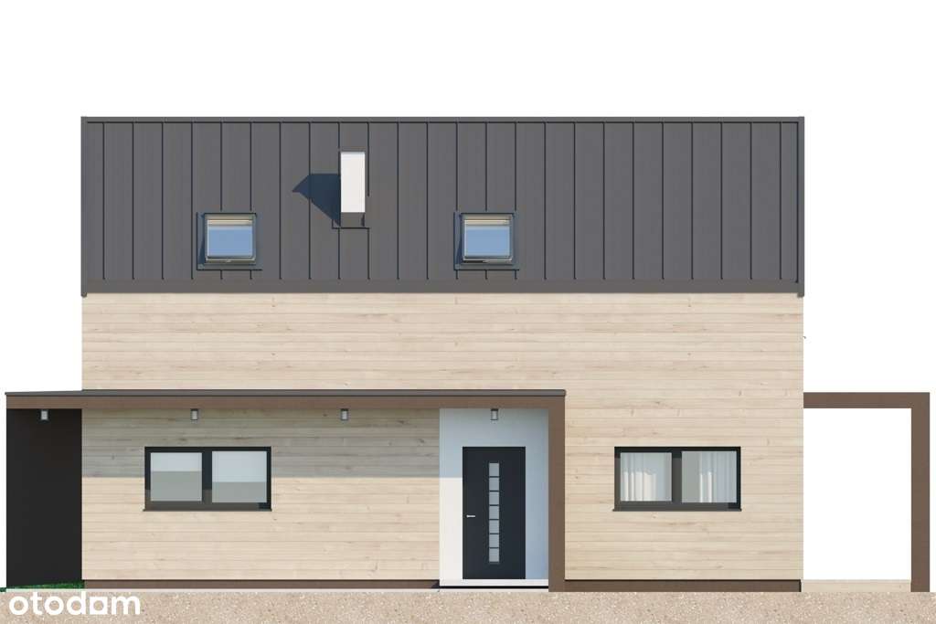 Działka z pozw. na budowę, projekt Inovia, j. Białe-18