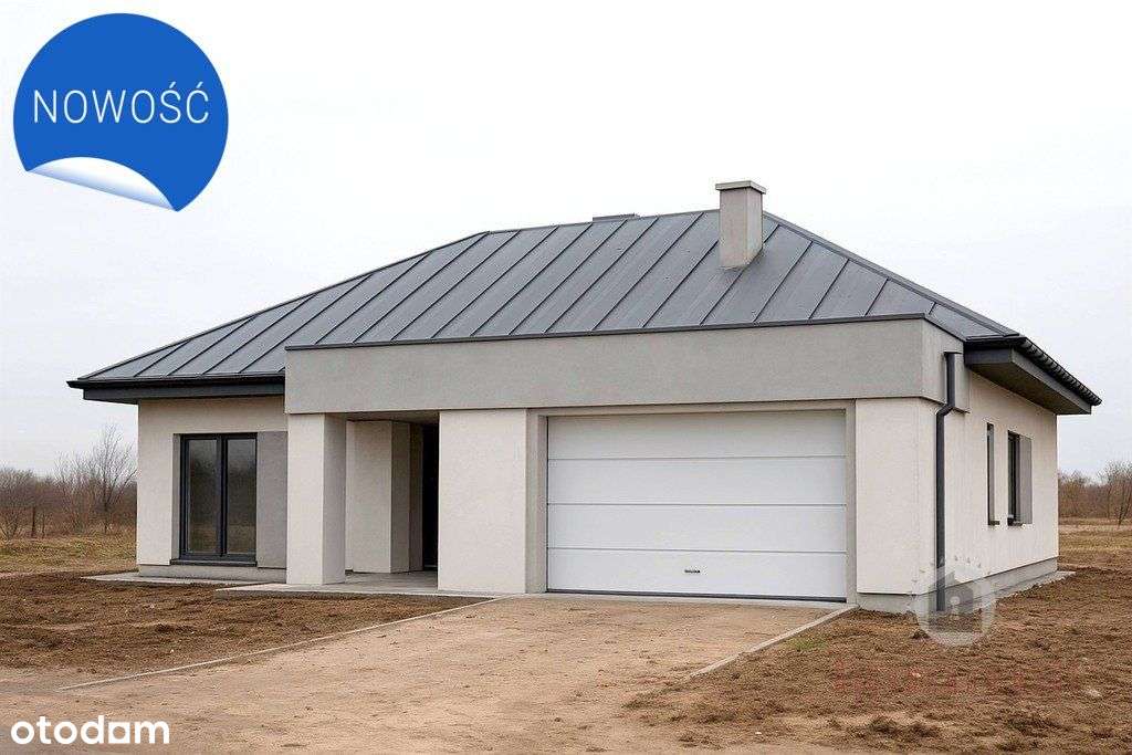 Dom w budowie, stan surowy zamknięty, bez Pcc-0