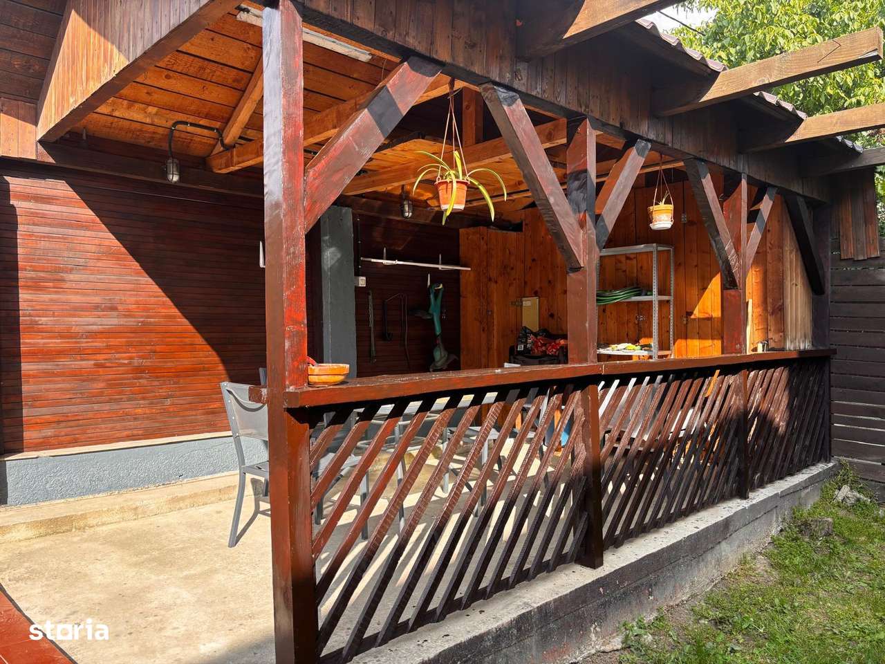 Casa Modernă, curte cu foișor-Mogoșoaia,  Șos. Bucuresti-Targoviste - Imagine principală: 3/14