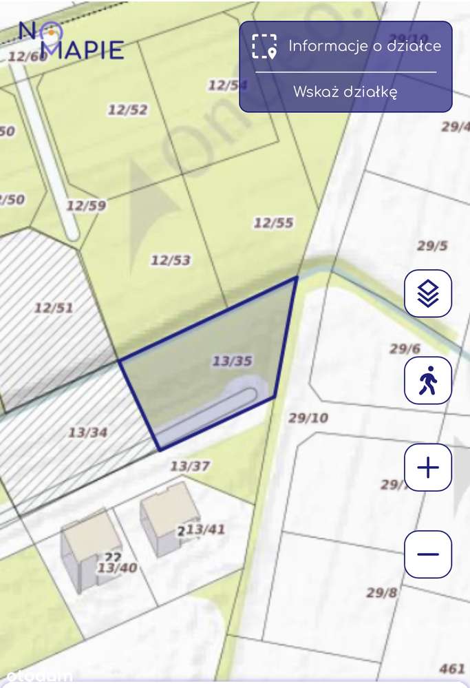 Działka budowlana z mediami - 1030 m²