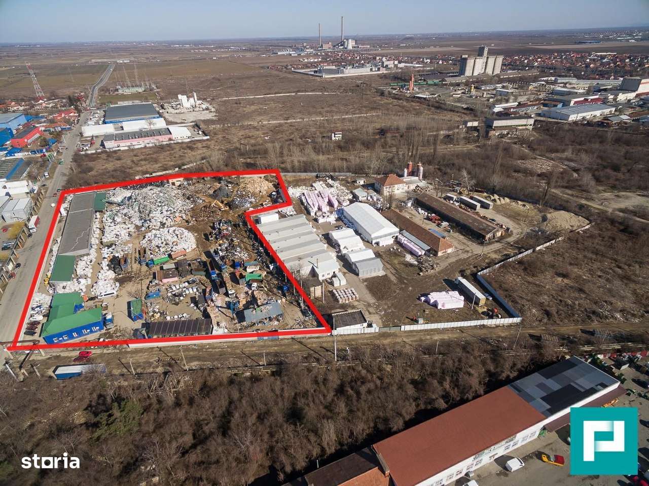 Platformă industrială cu linie CFR funcțională - Imagine principală: 4/4