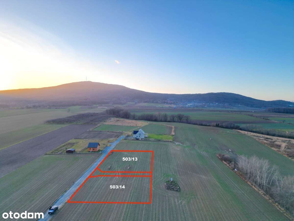 Duża działka z Pięknym Widokiem w Cichej Okolicy - Pełny obrazek: 3/11