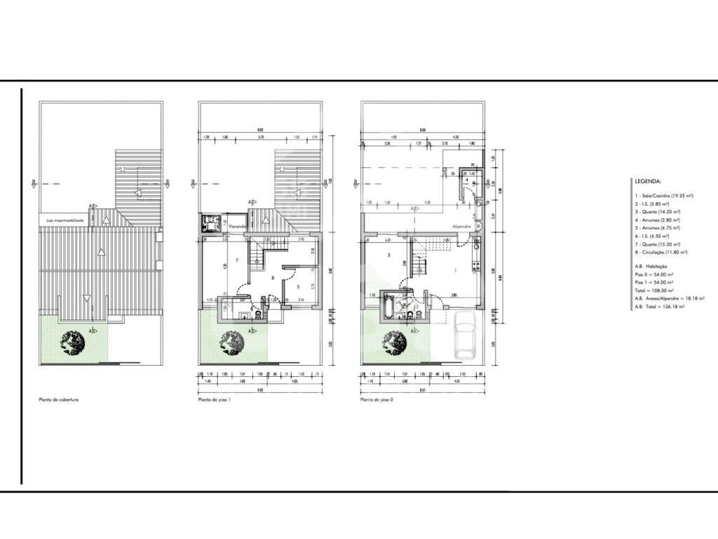 Terreno Urbano (com projecto) em Salvaterra de Magos - Grande imagem: 3/4