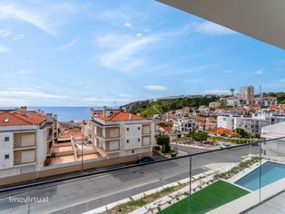 Apartamento T2 na Nazaré - Vista Mar com piscina e garagem - Grande imagem: 4/45