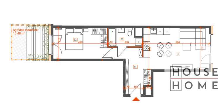 Nowy apartament na parterze z ogródkiem!-2