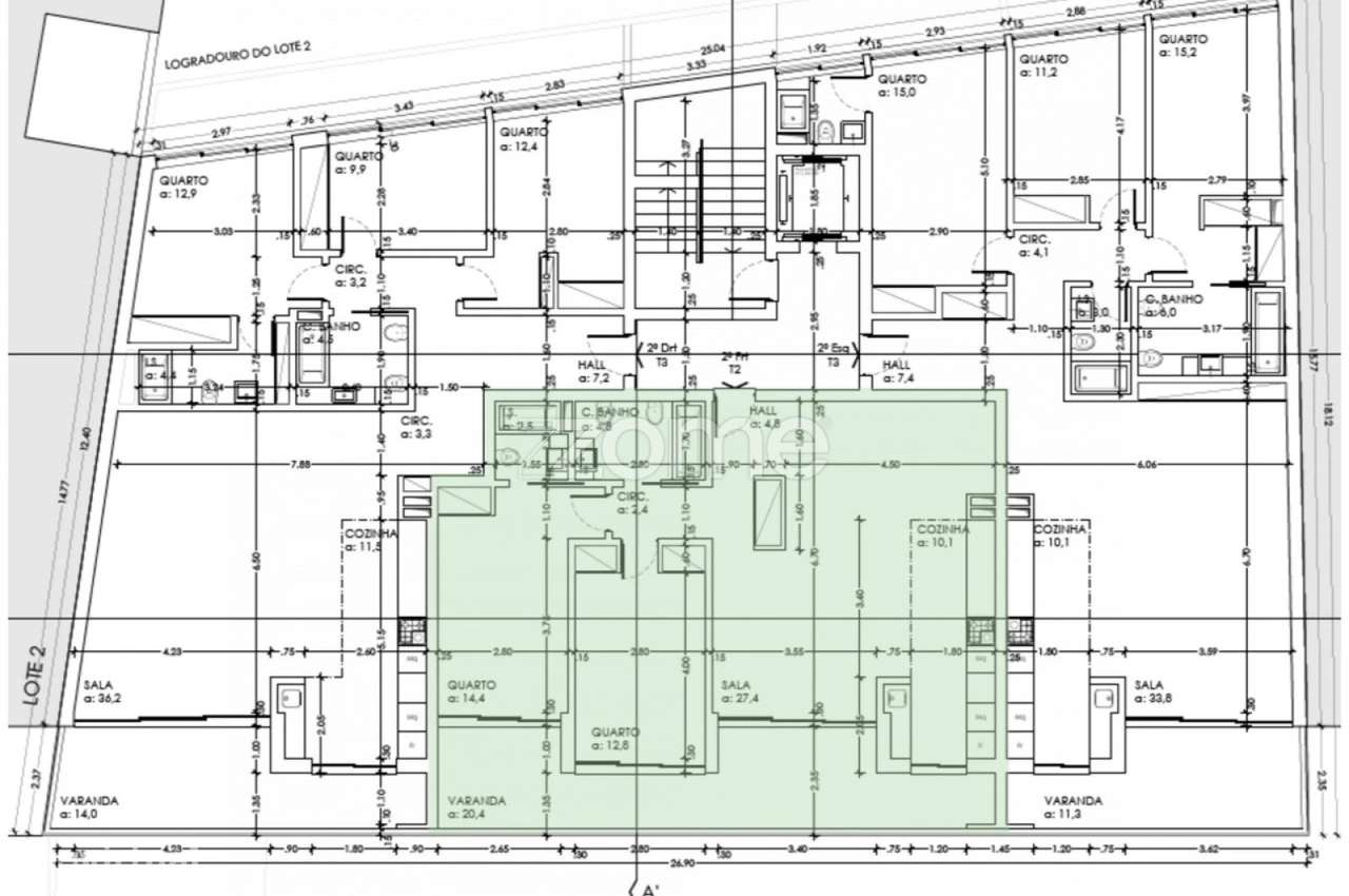 NOVO Apartamento T2 – 2º Frente Alto do Casalão, Sesimbra - Grande imagem: 3/28