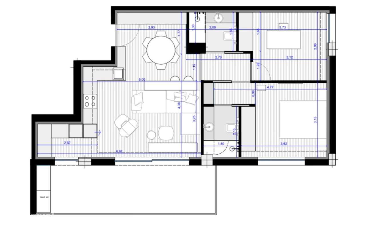T2 Braga | Varanda | Garagem-20