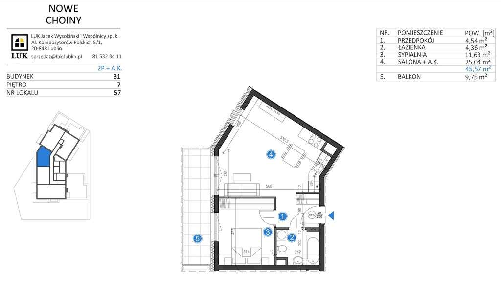 Choiny, NOWE mieszkanie, 45,57 m² już z kluczami !-18