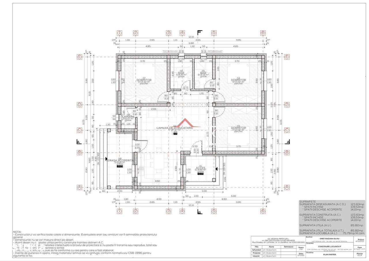 NECTORA IMOB-Casa la rosu, Fughiu aproape Cris, 120 mp + 500 mp teren - Imagine principală: 5/10