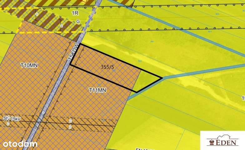 Działka budowlana 0,27 ha w Tuchowiczu pod Łukowem - Pełny obrazek: 2/5